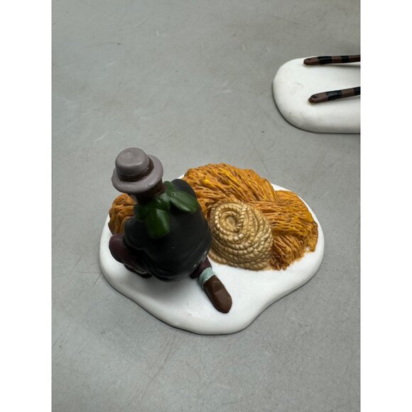 Department 56 Thatcher Figurine Set Holiday Decor Used READ - Picture 3 of 9